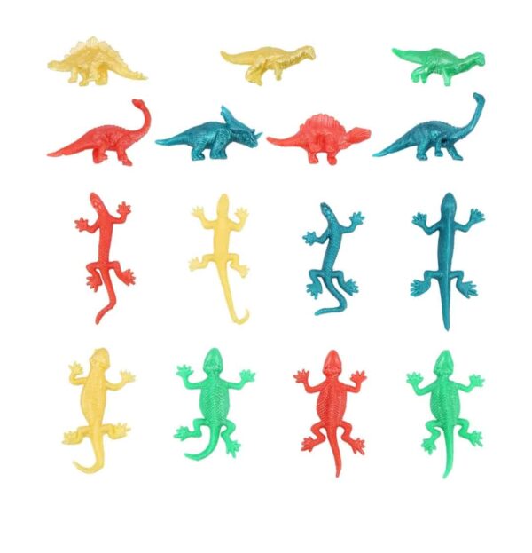 Stretchy Lizards and Dinosaurs (set of 5)
