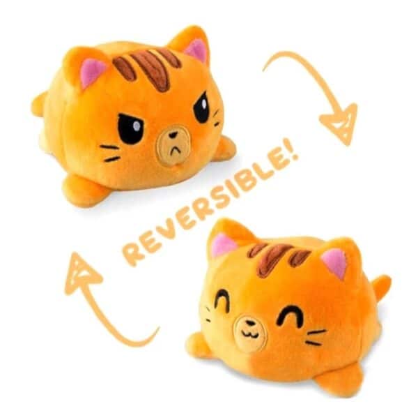 Reversible Cat Plush Toy