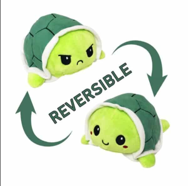 Reversible Turtle Plush Toy