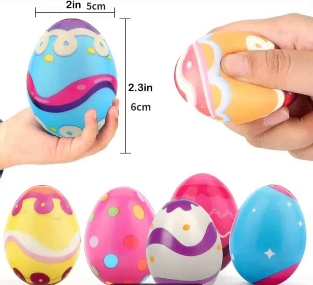 Easter egg stress ball